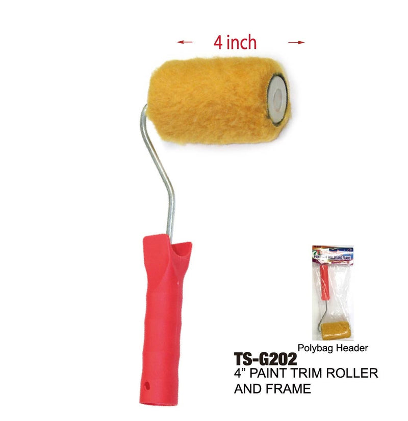4" Paint Trim Roller and Frame