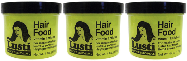 Lusti Professional Hair Food Vitamin Enriched, 4 oz (Pack of 3)