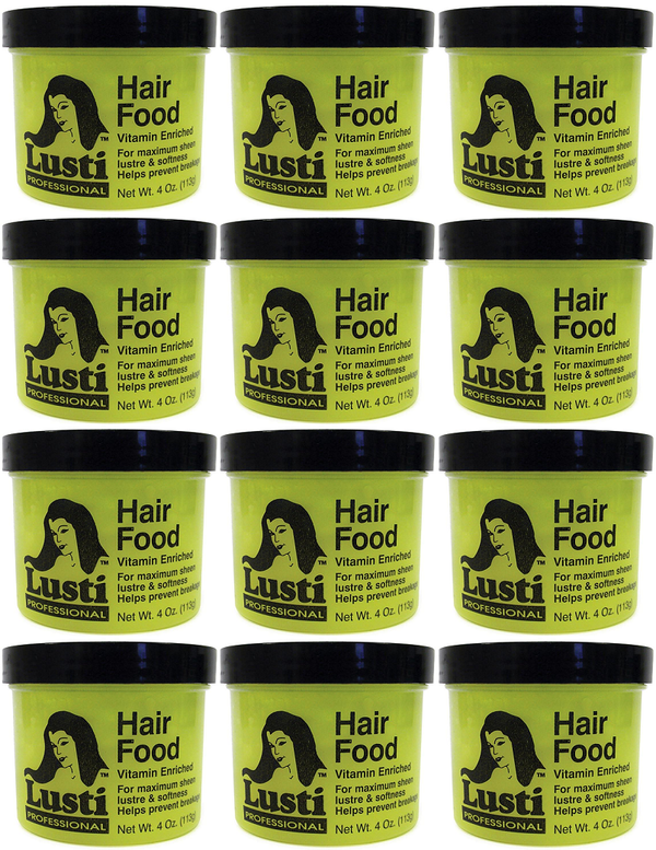 Lusti Professional Hair Food Vitamin Enriched, 4 oz (Pack of 12)