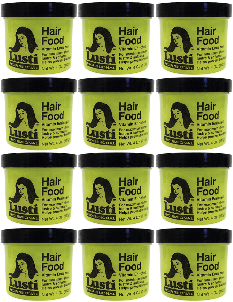 Lusti Professional Hair Food Vitamin Enriched, 4 oz (Pack of 12)