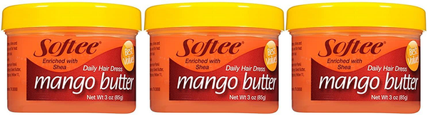 Softee Mango Butter Daily Hair Dress, 3 oz. (Pack of 3)