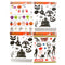 Halloween Removable Clings 16.5" X 12" (Pack of 4)