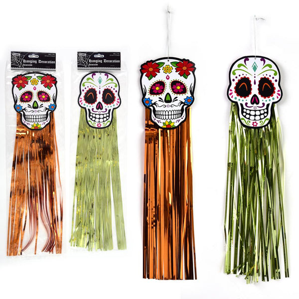 Halloween-20" Day Of The Dead Hanging Fringe Decoration (Pack of 2)