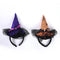 Halloween Witch Hat Headband With Led Light (Pack of 2)