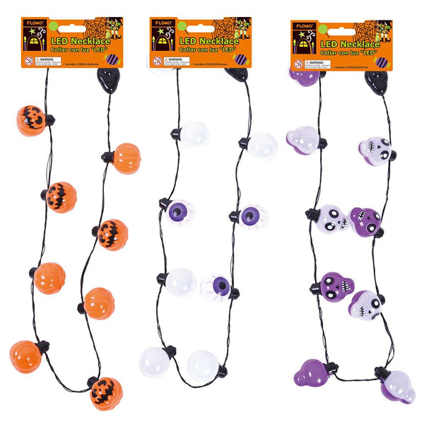 Halloween Led Necklace (Pack of 3)