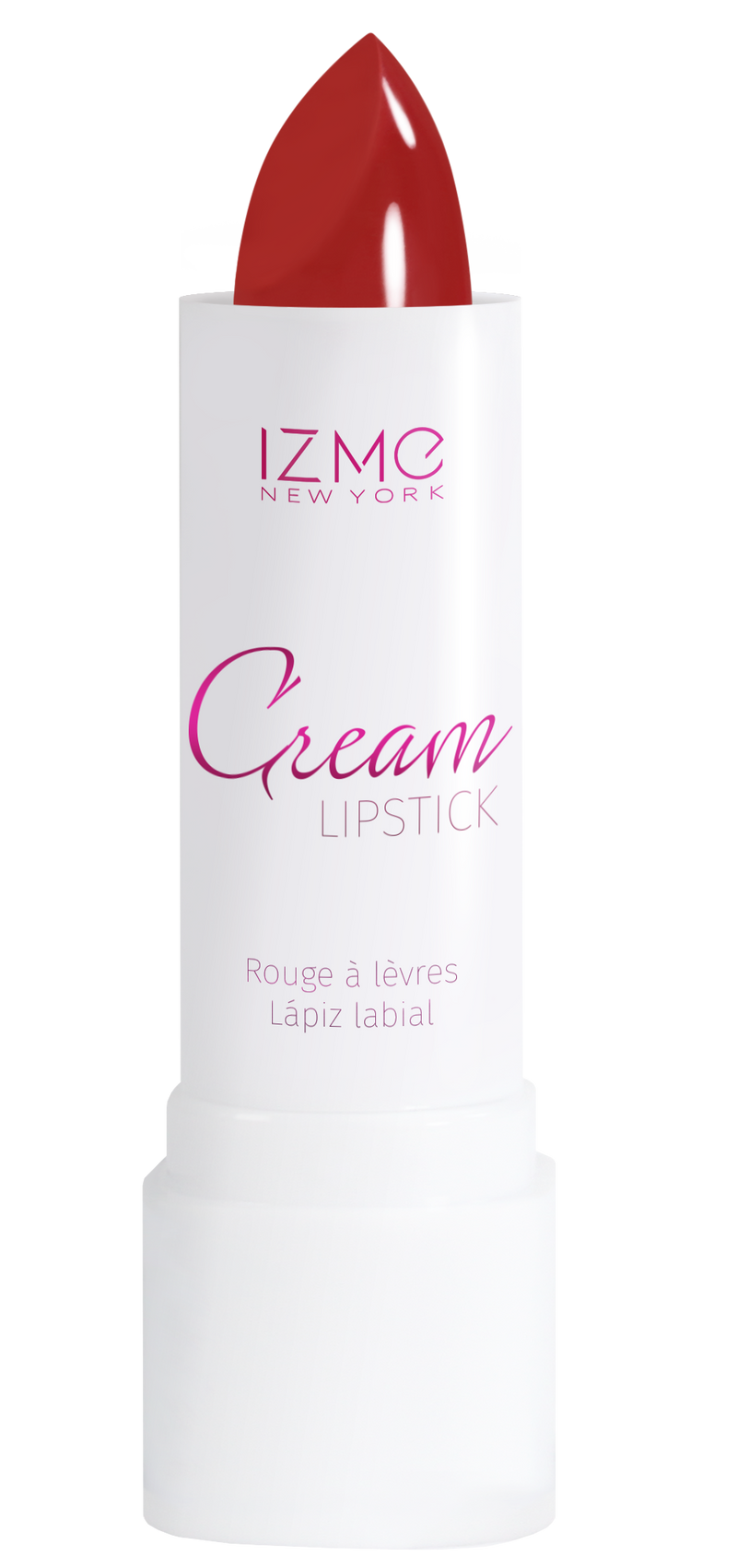 IZME New York Cream Lipstick– Carmine – 0.12 fl. Oz / 3.5 gm