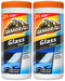 Armor All Glass Wipes, 25 Wipes (Pack of 2)