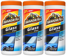 Armor All Glass Wipes, 25 Wipes (Pack of 3)