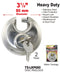 Utra Protective Disc Padlock With Keys, 80 mm