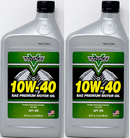 10W-40 SAE Premium Motor Oil, 32 oz. (Pack of 2)