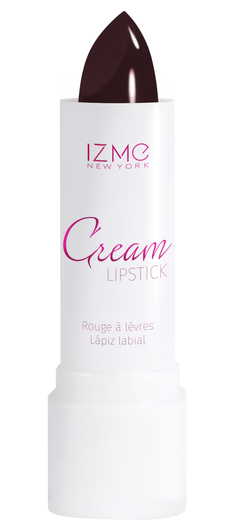 IZME New York Cream Lipstick – Dark Wine – 0.12 fl. Oz / 3.5 gm