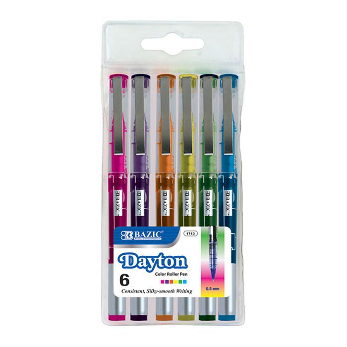 Dayton 6 Color Rollerball Pen w/ Metal Clip