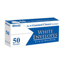 #10 Gummed Closure White Envelope (50/Pack)