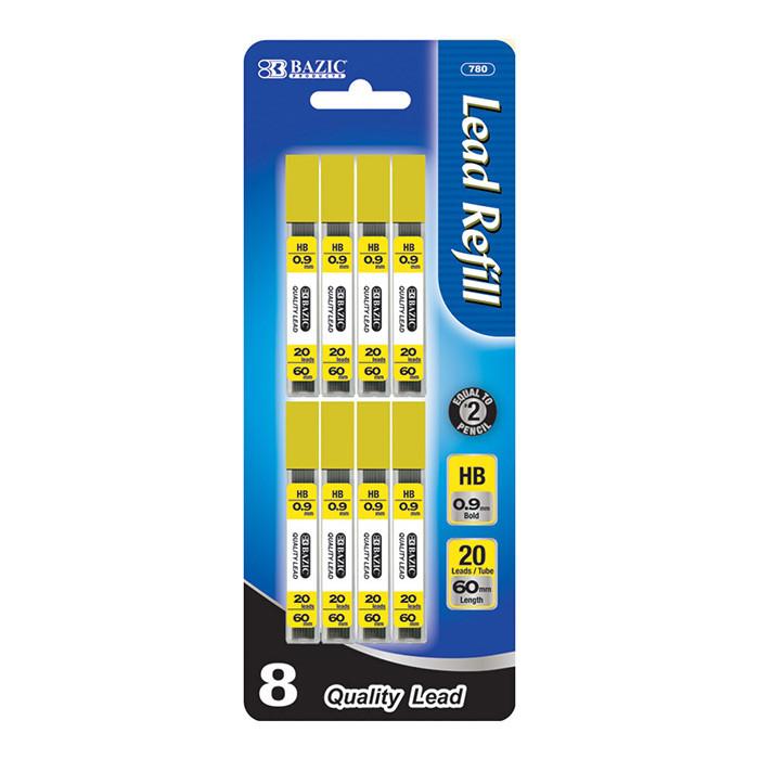 Mechanical Pencil Lead 0.9mm 20 Ct. (8/Pack)