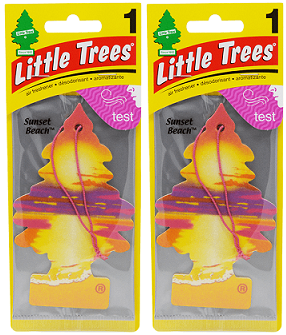 Little Trees Sunset Beach Air Freshener, 1 ct. (Pack of 2)