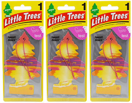 Little Trees Sunset Beach Air Freshener, 1 ct. (Pack of 3)