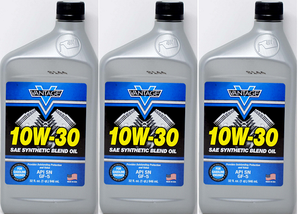 10W-30 SAE Synthetic Motor Oil, 32 oz. (Pack of 3)
