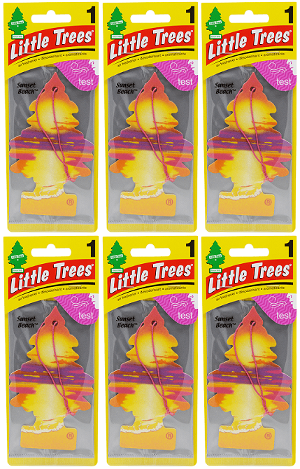 Little Trees Sunset Beach Air Freshener, 1 ct. (Pack of 6)