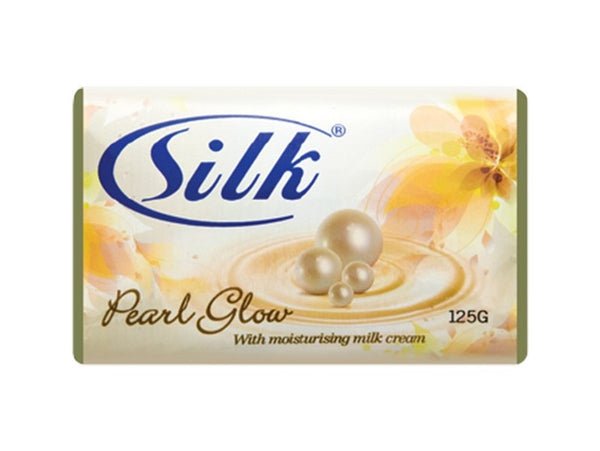 Silk Pearl Glow Moisturizing Milk Cream Beauty Bar Soap, 3 Pack