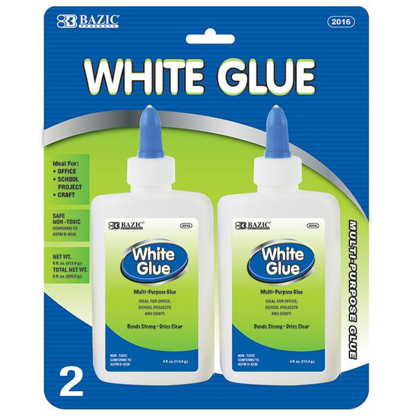 4 Oz. (118mL) White Glue (2/Pack)