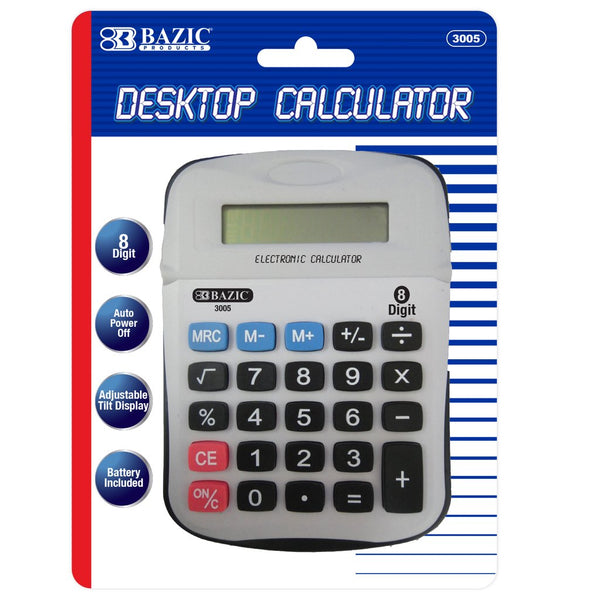 8-Digit Calculator W/ Adjustable Display