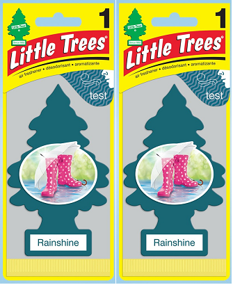 Little Trees Rainshine Air Freshener, 1 ct. (Pack of 2)