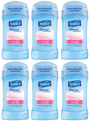 Suave Powder Invisible Solid Anti-Perspirant Deodorant, 1.4 oz (Pack of 6)