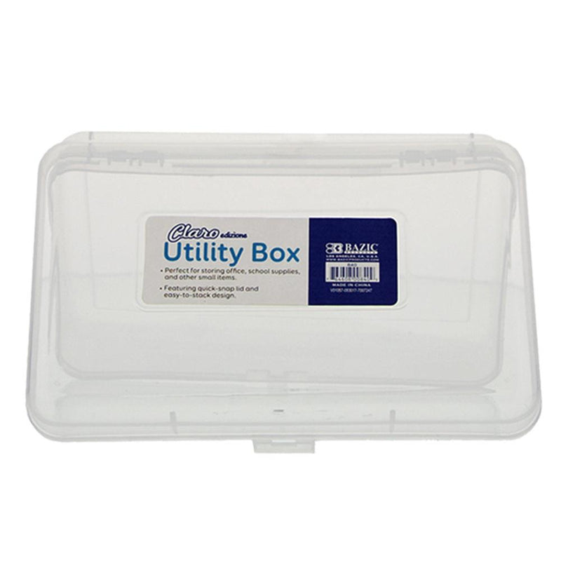 Pencil Case Multipurpose Utility Box – Clear