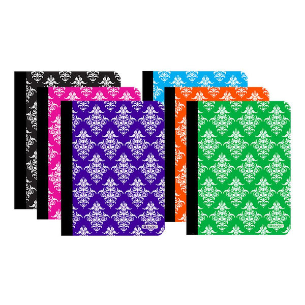 C/R 100 Ct. Damask Composition Book, 1-ct.