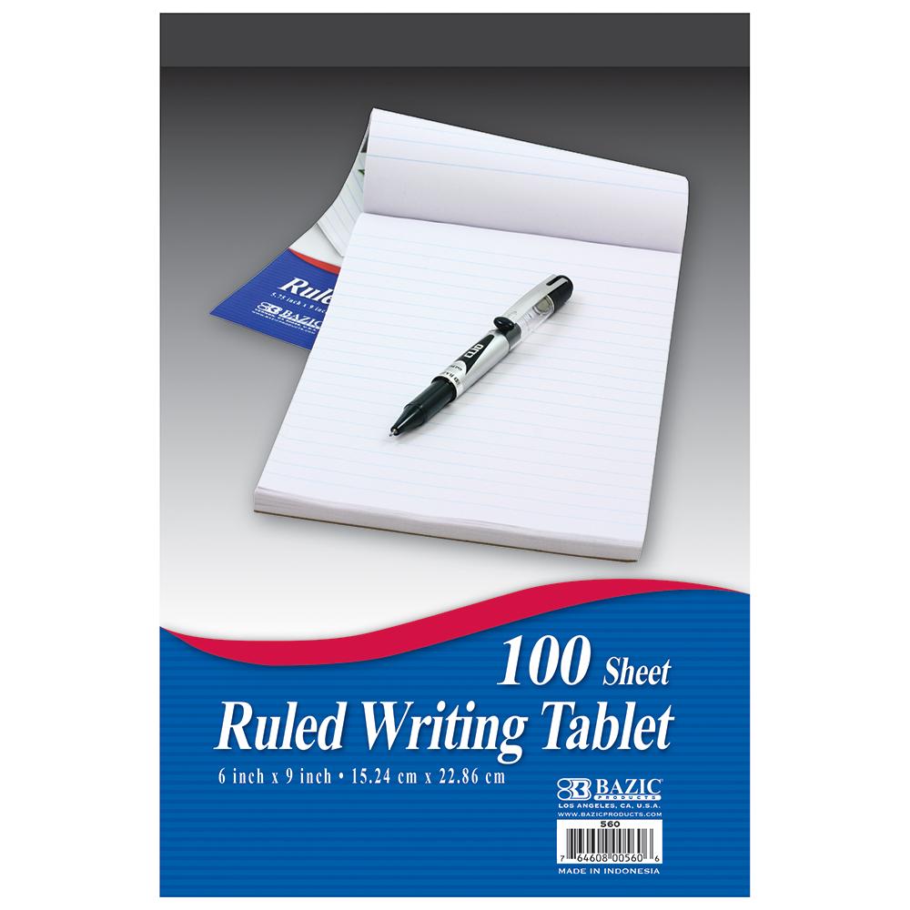 Writing Tablet Ruled 6