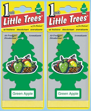 Little Trees Green Apple Air Freshener, 1 ct. (Pack of 2)