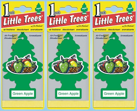 Little Trees Green Apple Air Freshener, 1 ct. (Pack of 3)
