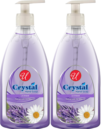 Universal Crystal Lavender Hand Soap, 13.5 oz (Pack of 2)