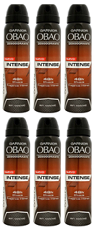 Garnier Obao Desodorante 48 Hour Intense Deodorant Body Spray 150 ml (Pack of 6)