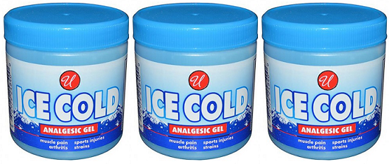 Ice Cold Analgesic Gel, 8 oz. (Pack of 3)