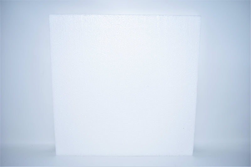 11.8" x 11.8" x 0.98" Styrofoam Block, 1 ct.