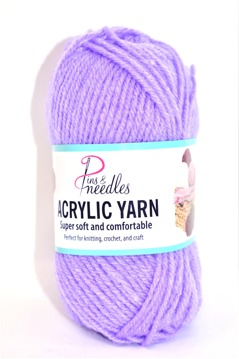 Yarn, Light Purple Color, 146 Yards (50g)