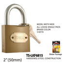 High Security Padlock With Keys, 50 mm
