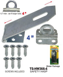 4" Safety Hasp