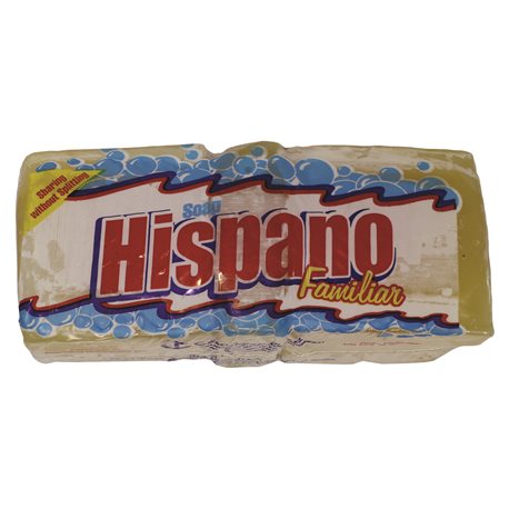 Hispano Jabon Familiar Laundry Soap - Square Bar (5 Pack), 400g