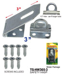 3" Safety Hasp