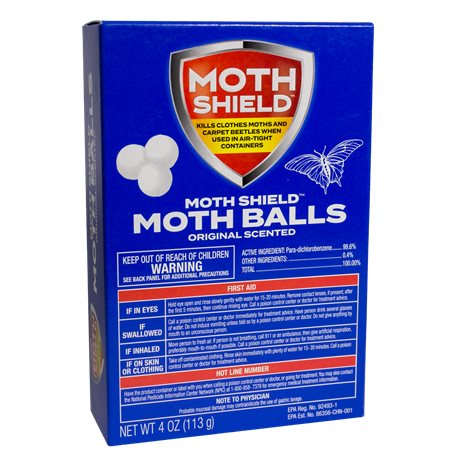 Moth Shield Moth Balls Original Scented, 4 oz.