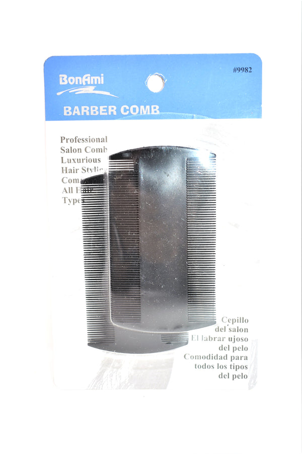 Dual-Sided Barber Comb, 2-ct.