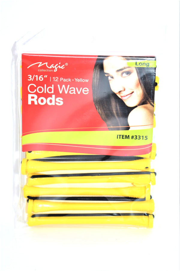 Cold Wave Rods, Yellow, 3/16", 12-ct.