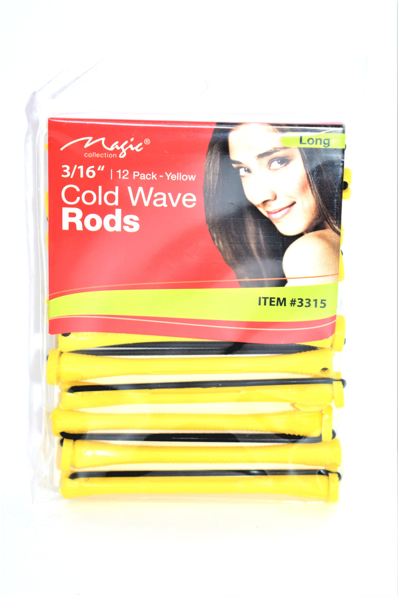 Cold Wave Rods, Yellow, 3/16", 12-ct.
