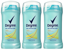 Degree Dry Protection Fresh Invisible Solid Deodorant, 2.6 oz. (Pack of 3)