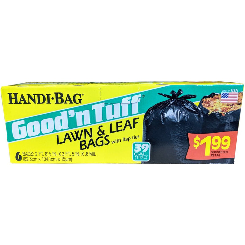 Handi-Bag Good 'n Tuff 39 Gallon Lawn & Leaf Bags, 6 ct.