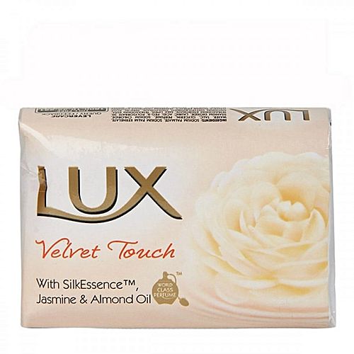 LUX Velvet Touch Bar Soap, Jasmine & Almond Oil, 80gm