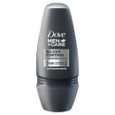 Dove Men+Care Silver Control Antiperspirant Roll On Deodorant, 50ml