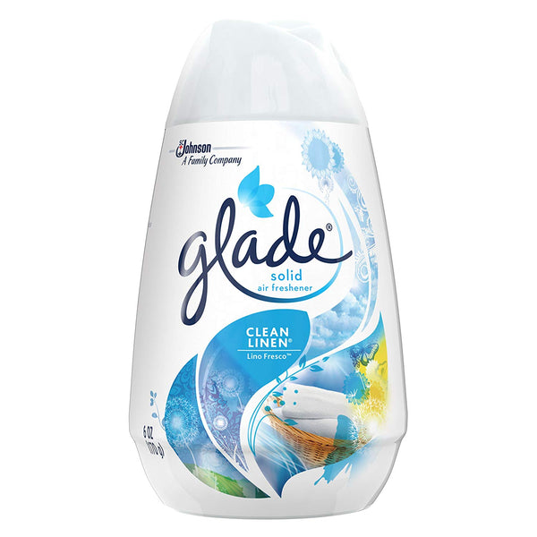 Glade Air Freshener Solid Clean Linen, 6 oz